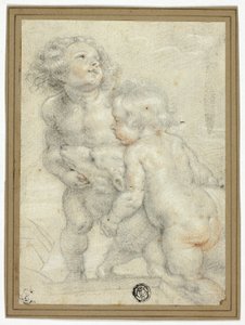 子羊のプッティ 作： Peter Paul Rubens