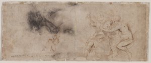 金星武装解除火星、カーテンの研究、c。 163235。 作： Peter Paul Rubens