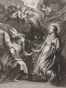 受胎告知 作： Peter Paul Rubens