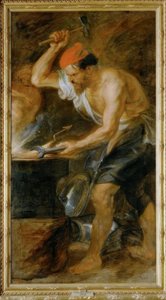 バルカン、木星の雷を偽造 作： Peter Paul Rubens