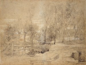 ウッドランド シーン、17 世紀初頭 作： Peter Paul Rubens