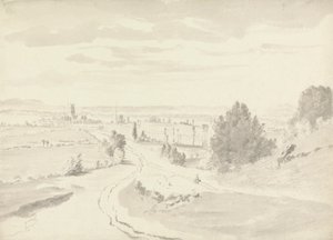 町の遠景 作： Peter Rashleigh