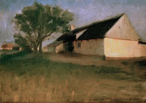 明るい夜、スカーゲン 作： Peder Severin Krøyer