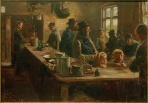食料品店で釣りをしていないとき 作： Peder Severin Krøyer