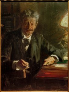 批評家であり作家であるGeorg Brandesの肖像 作： Peder Severin Krøyer