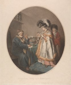 信心深い女性と占星術師 作： Peter Simon