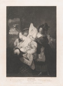 降圧バスケットのファルスタッフ シェイクスピア、Wi の陽気な妻たち、初版は 1793 年、再版は 1852 年です。 作： Peter Simon
