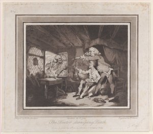 1785 年 9 月 15 日、178 年 9 月 15 日、死を否定する医師 作： Peter Simon