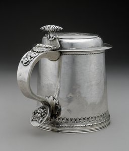 タンカード、c。 1710（シルバー）