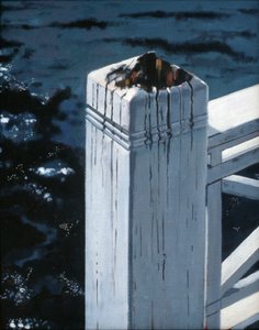 Rotten Post：ストックホルム、2004年（キャンバスに油彩） 作： ピーター・ウィルソン
