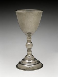 チャーチカップ、c。 1770-1797（ピューター） 作： Peter Young