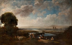 広大な風景、1800-50。 作： Peter de Wint