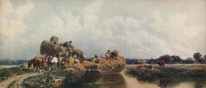 ローマ運河、リンカンシャー、c1840、c1915 作： Peter de Wint