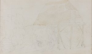 収穫の時』のラフスケッチ、年代不明 作： Peter de Wint