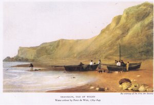 シャンクリン、ワイト島、1945 作： Peter de Wint