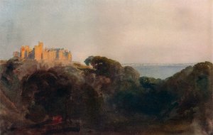 セントドナッツ城、グラモーガンシャー、1924 作： Peter de Wint