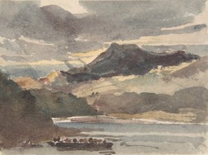 1829年以降、フェリーのための研究。 作： Peter de Wint