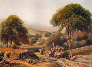 The Harvesters Return、c1804-1849、1936 作： Peter de Wint