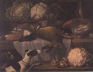 ラーダーの中の死肉と野菜 作： Peter van Boeckel