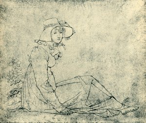 エリザベス・マルスの肖像、c1811、1943。 作： Peter von Cornelius