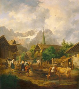 パルテンキルヒェンの朝、1819