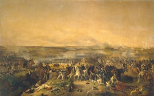 1812年、1843年8月26日のボロジノの戦い 作： Peter von Hess