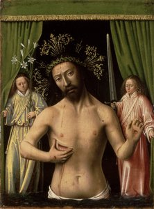 悲しみの男としてのキリスト、1450 作： Petrus Christus