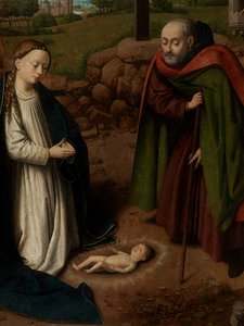 幼子キリストの礼拝の詳細 作： Petrus Christus