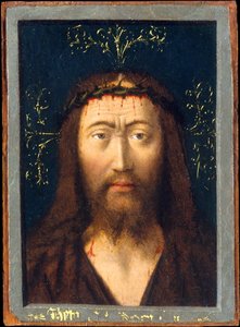 キリストの頭、ca。 1445。 作： Petrus Christus