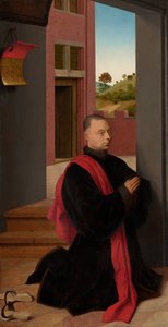 男性ドナーの肖像 作： Petrus Christus
