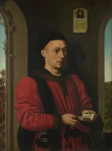 若い男の肖像、1450-1460 作： Petrus Christus