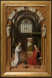受胎告知 作： Petrus Christus