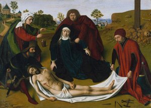嘆き、ca。 1450。 作： Petrus Christus