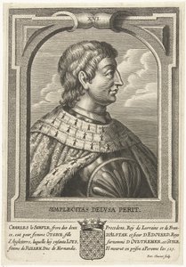 西フランシア王シャルル3世（単純王 作： Petrus Clouwet