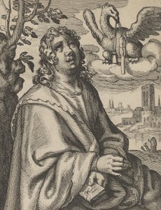 ヨハネ、『四人の伝道者』より、1610-20年。 作： Petrus Feddes
