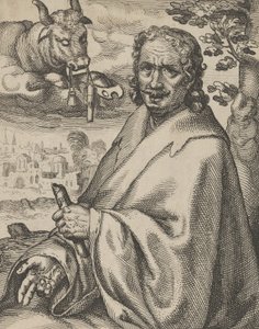 ルカ、『四人の伝道者』より、1610-20年。 作： Petrus Feddes