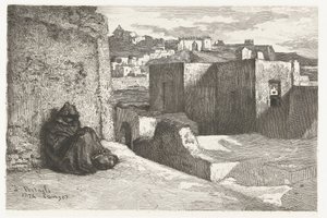 タンジールの眺め 作： Petrus Johannes Arendzen (attributed to)