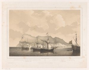 ジブラルタルの征服 英蘭艦隊によるジブラルタルの征服 1704 年 8 月 3 日 / La Prize de Gibraltar par un flotte Anglo-Neerlandaise (オブジェクトのタイトル)