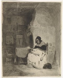 読む女性 作： Petrus Marius Molijn