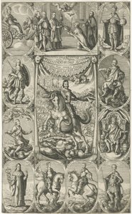 皇帝フェルディナンド 3 世の寓意的表現 作： Petrus Rucholle