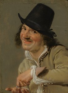 聴覚: コインを数える男。 . シリーズ『五感の擬人化』より、1635～66年頃（木に油彩） 作： Petrus Staverenus