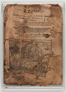 Stuurmanskunsthandboek: De Zeevaert oft conste of Sailing at sea Zeevaert の最も基本的なポイントに関する新しい教育要素、... 製本された De Zeevaert のコンステ バンに収められた 2 冊の本は、海で航海するために使用されました。 作： Petrus de Medina