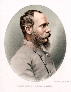 フランツジョセフ、オーストリア皇帝、c1880 作： Petter and Galpin Cassell