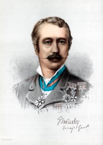 ガーネットジョセフウォルズリー、第1子爵ウォルズリー、アイルランド生まれのイギリス兵、c1890。 作： Petter and Galpin Cassell