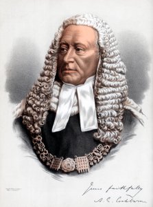 サーアレクサンダージェームズエドマンドコックバーン、12代目のバロネット、イギリス最高裁長官、c1890。