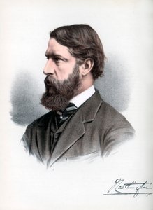 スペンサーコンプトンキャベンディッシュ、ハーティントン侯爵、イギリス自由主義政治家、c1890。 作： Petter and Galpin Cassell