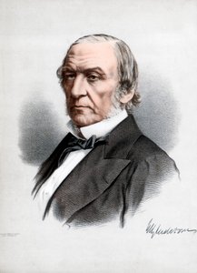 ウィリアム・エワート・グラッドストーン、イギリス自由党の政治家で首相、c1890。 作： Petter and Galpin Cassell