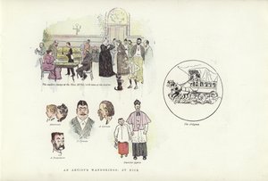 ニースでのアーティストの放浪 作： Phil May