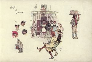 ロンドンのイタリア 作： Phil May