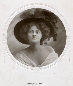 マウディダレル、イギリスの女優、c1908。 作： Philco Publishing Company